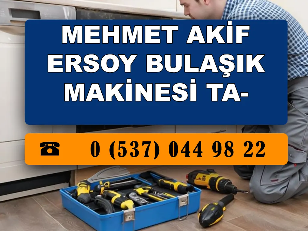 Mehmet Akif Ersoy Bulaşık Makinesi Tamircisi 